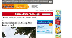 Desktop Screenshot of duesseldorfer-anzeiger.de
